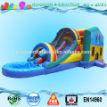 2016high grade frozen inflatable castle water slide for sale